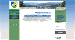Desktop Screenshot of hohe-wand.gv.at